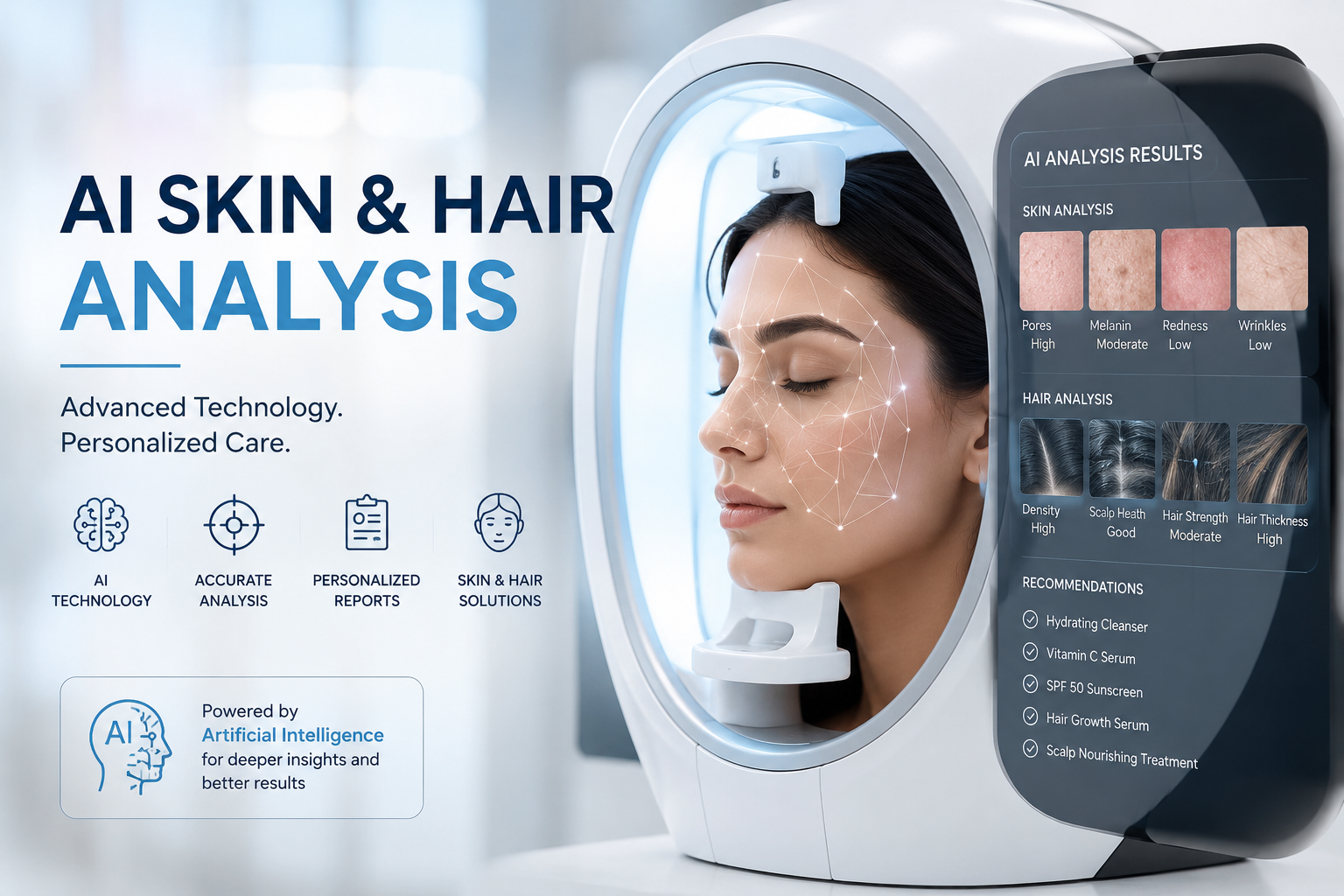 AI Skin & Hair Analysis — Advanced Technology, Personalized Care